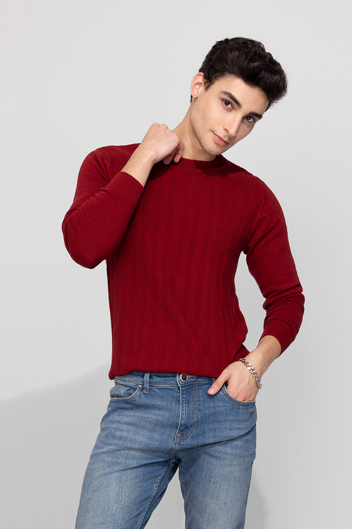 Zestos Red Sweater