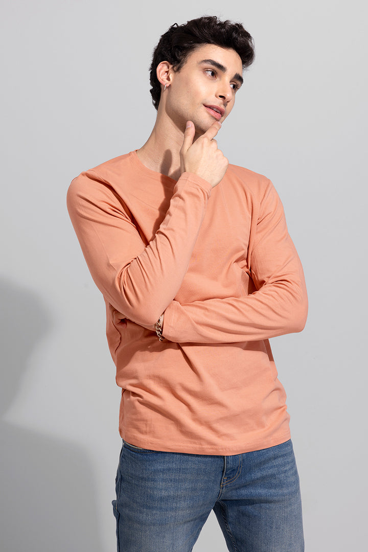 Colore Peach Full T-Shirt
