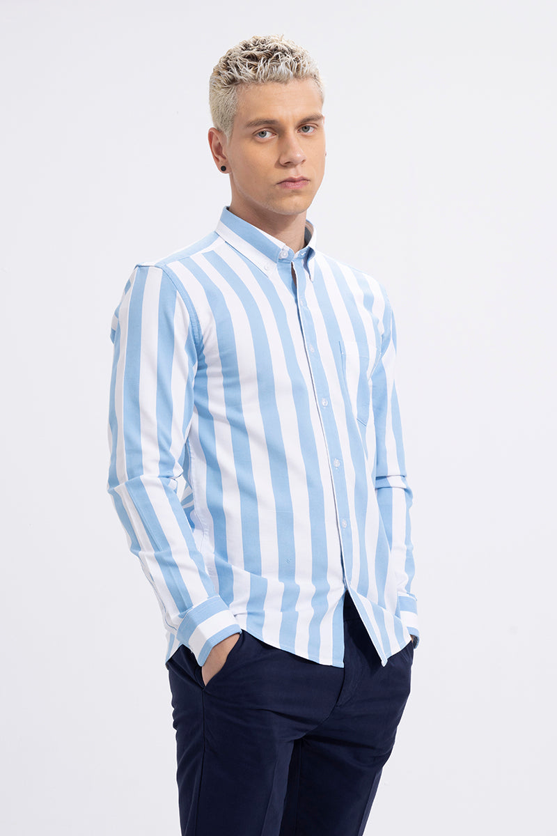 Bengal Stripe Blue Shirt