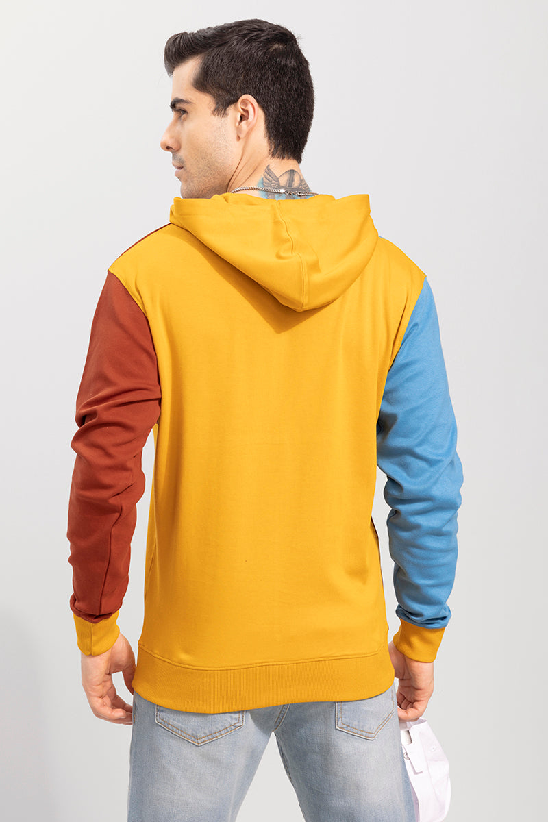 Mustard hoodie cheap mens