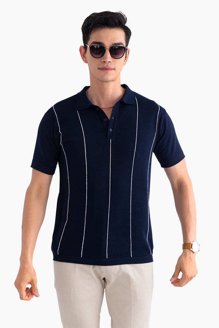 Classy Navy Polo T-Shirt