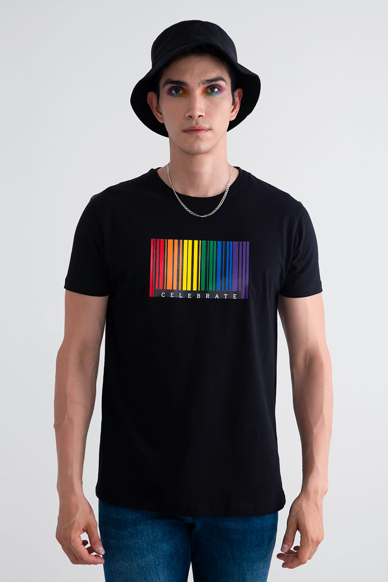Barcode Black T-Shirt