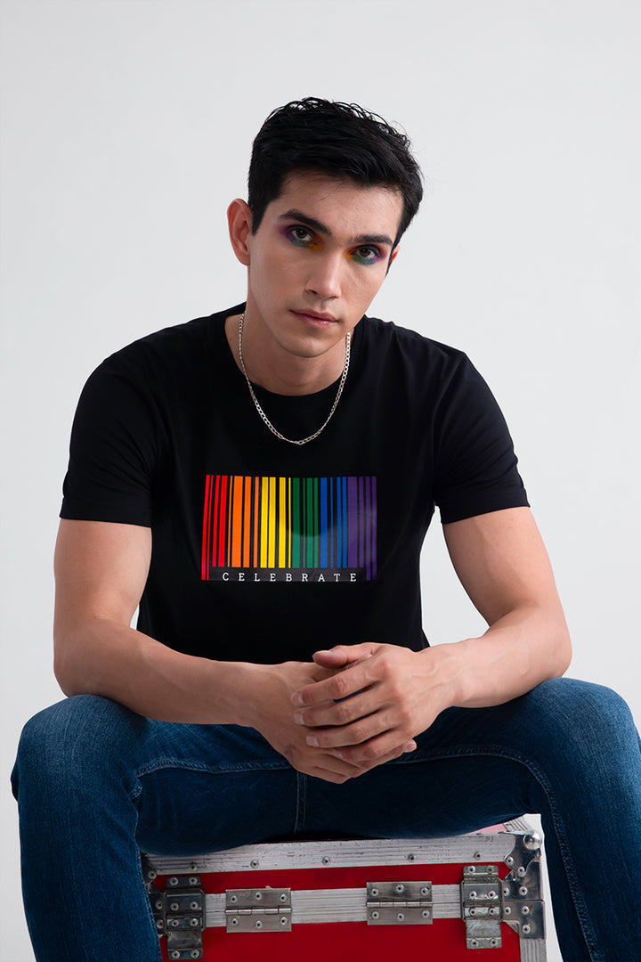 Barcode Black T-Shirt