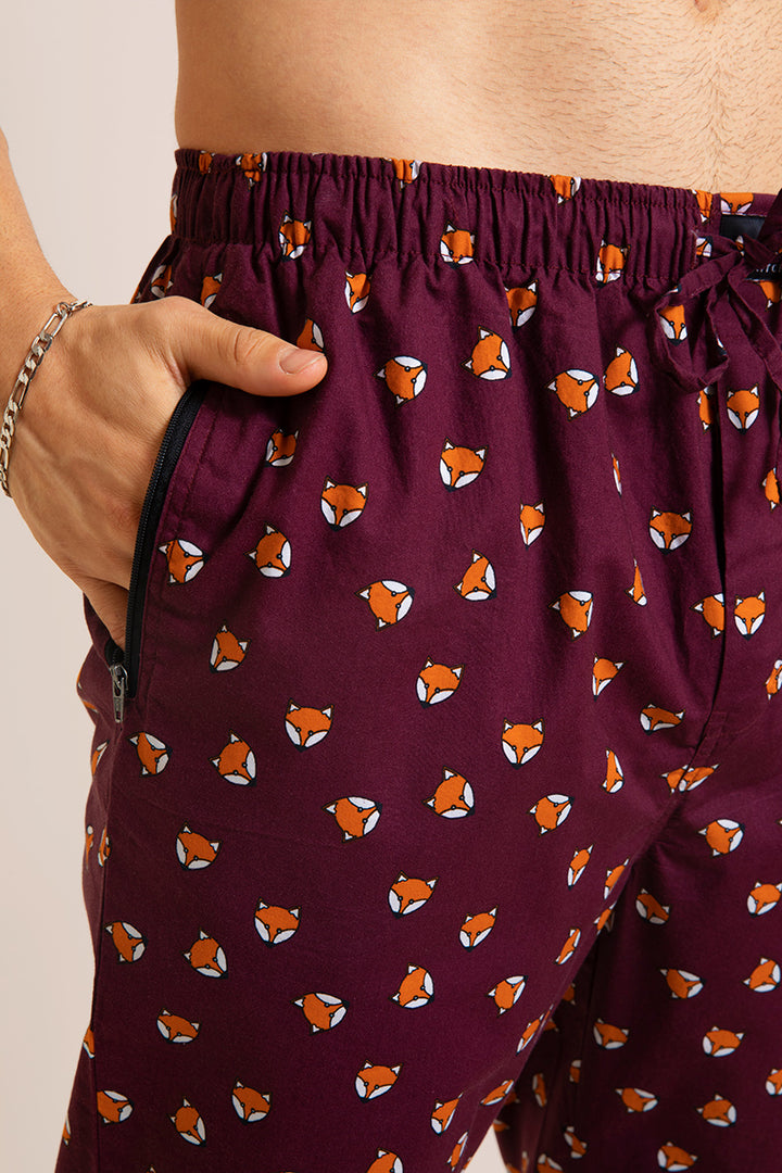 Fox Wine Pyjama - SNITCH