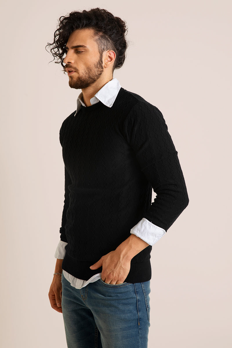 Black shirt and sweater cheap