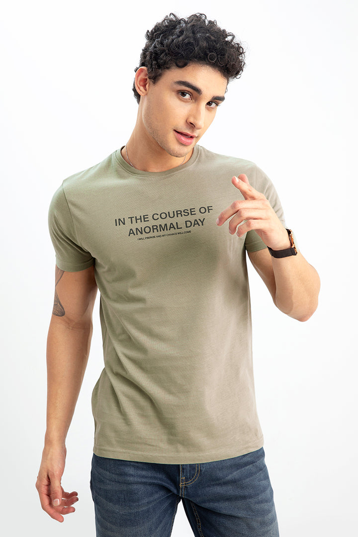 In The Course Green T-Shirt - SNITCH