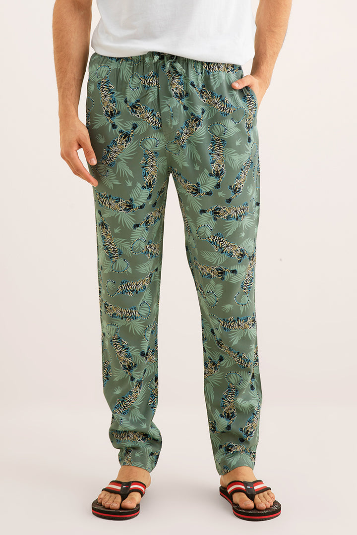 Tiger Green Pyjama - SNITCH