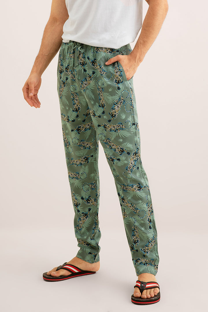 Tiger Green Pyjama - SNITCH