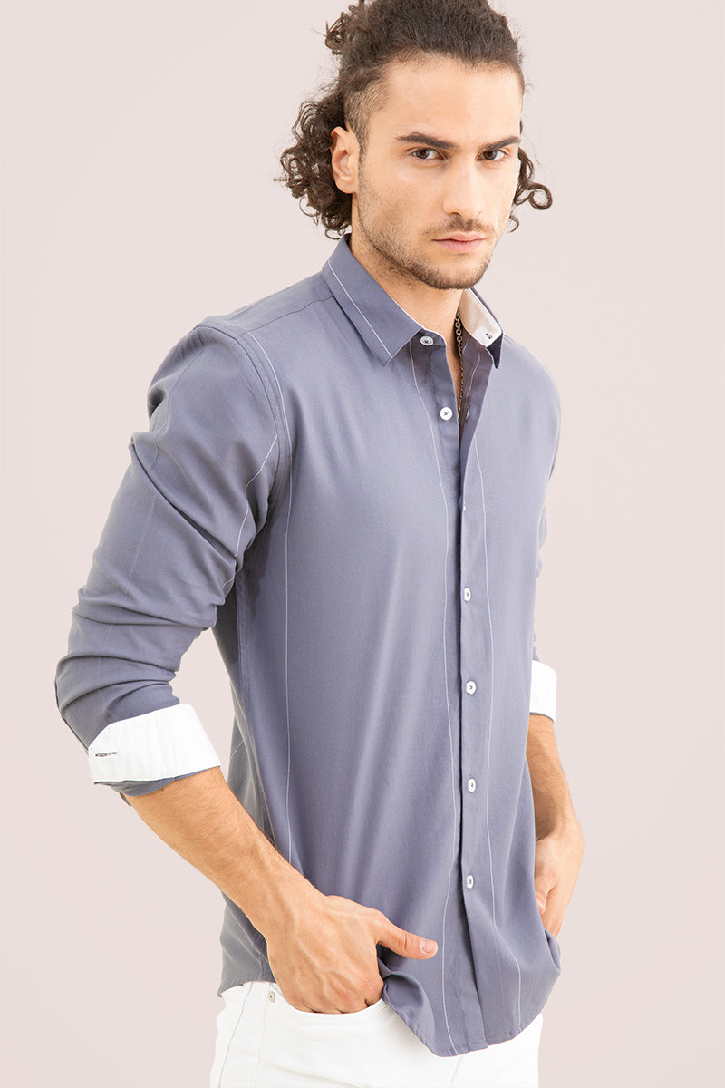 Serene Grey Shirt - SNITCH