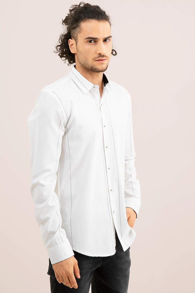 Serene White Shirt - SNITCH