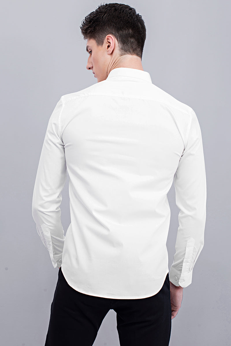 Zebra White Print Shirt - SNITCH