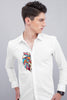 White Lion Embroidery Shirt - SNITCH