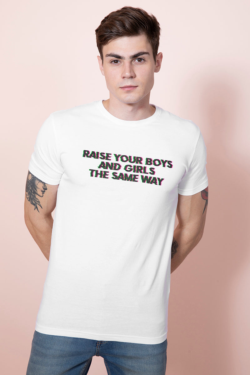 Raise Your Children White T-Shirt - SNITCH