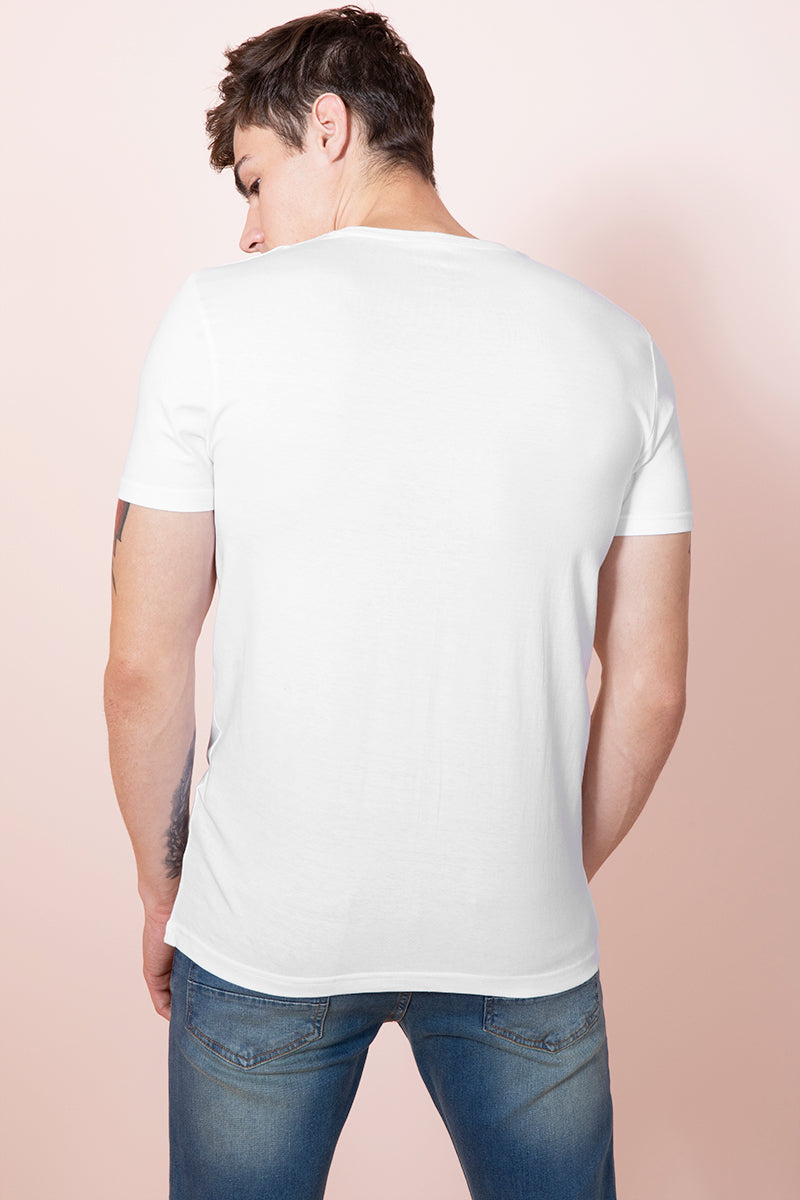 Next Mood White T-Shirt - SNITCH