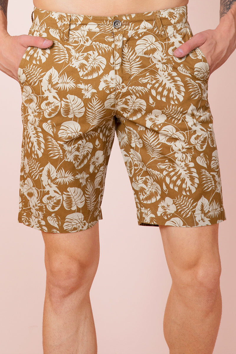 Exotic Delicosa Khaki Shorts - SNITCH