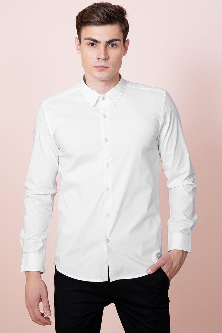 Glimmer White Shirt - SNITCH