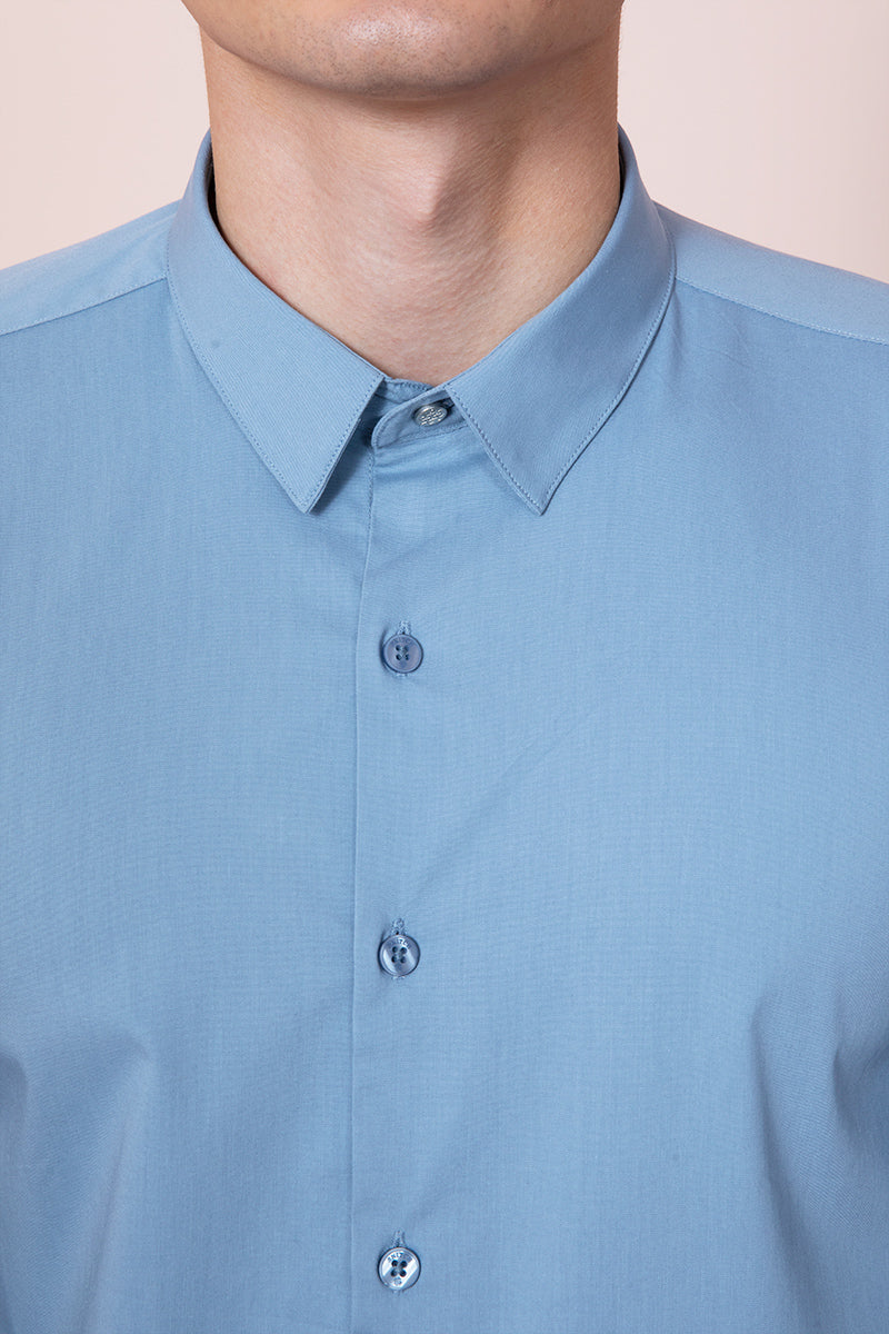 Glimmer Zenith Blue Shirt - SNITCH