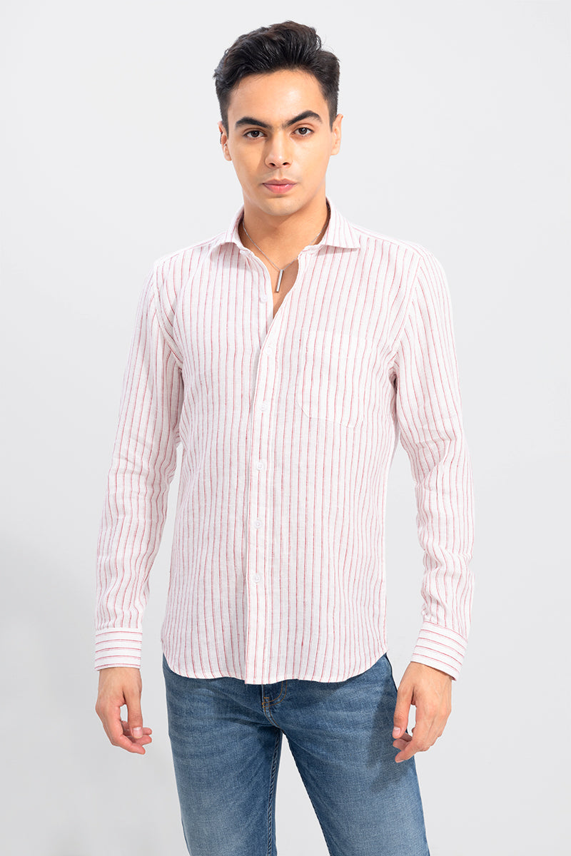 Imperial White & Pink Shirt