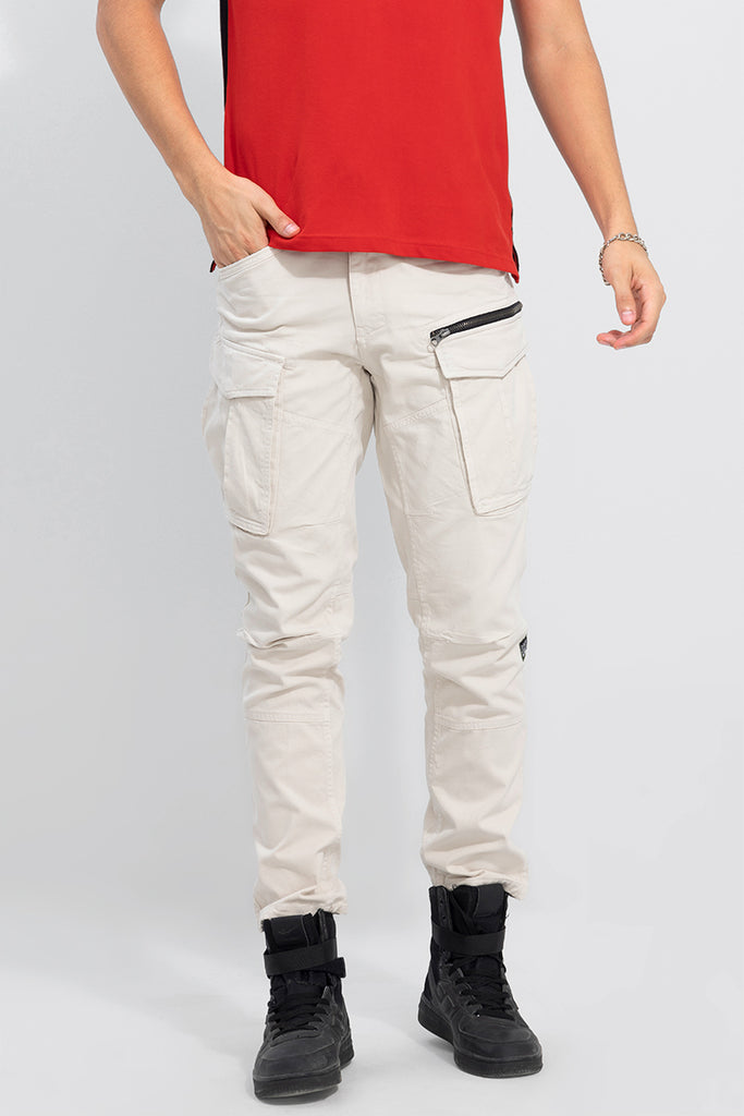 Buy Off White Trousers & Pants for Men by DENNISLINGO PREMIUM ATTIRE Online  | Ajio.com