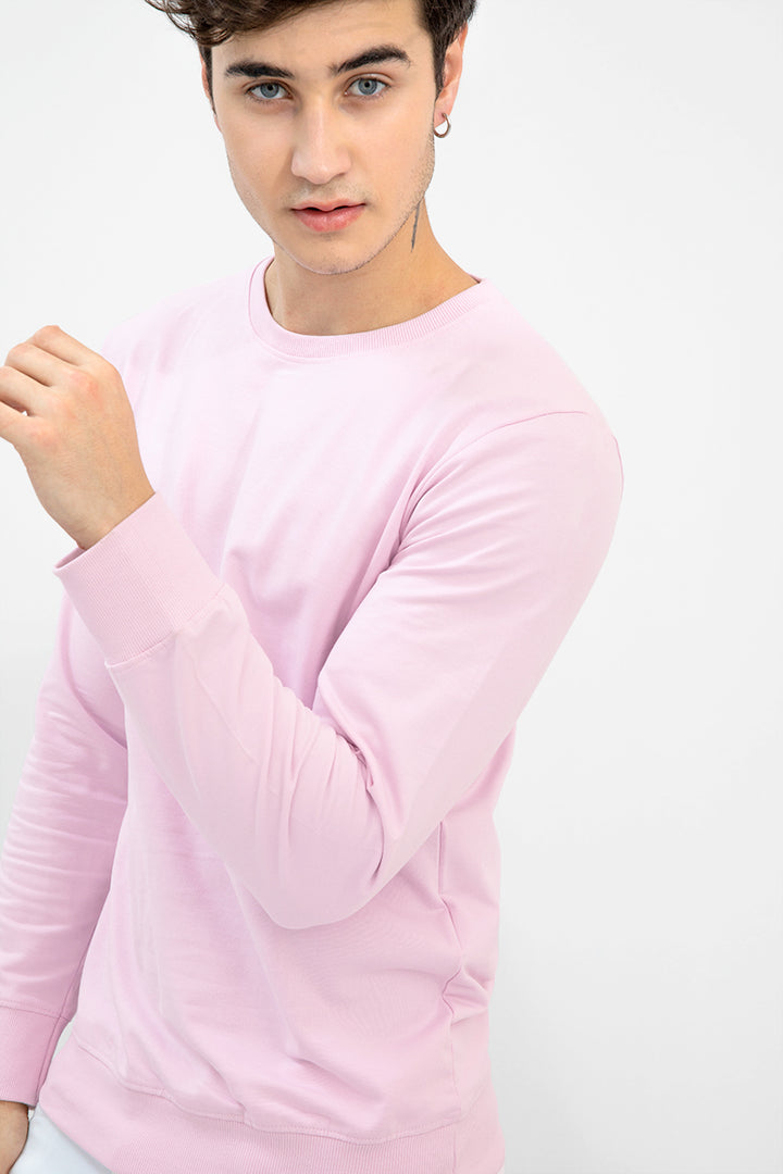 Salmon Pink Sweatshirt - SNITCH