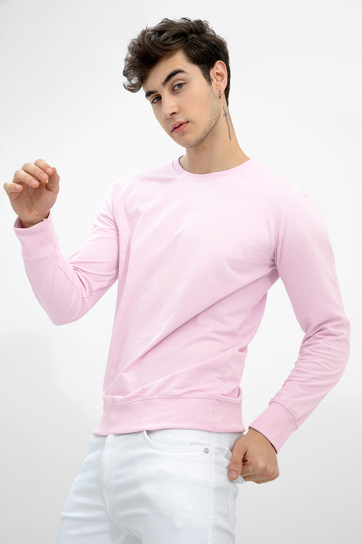 Salmon Pink Sweatshirt - SNITCH