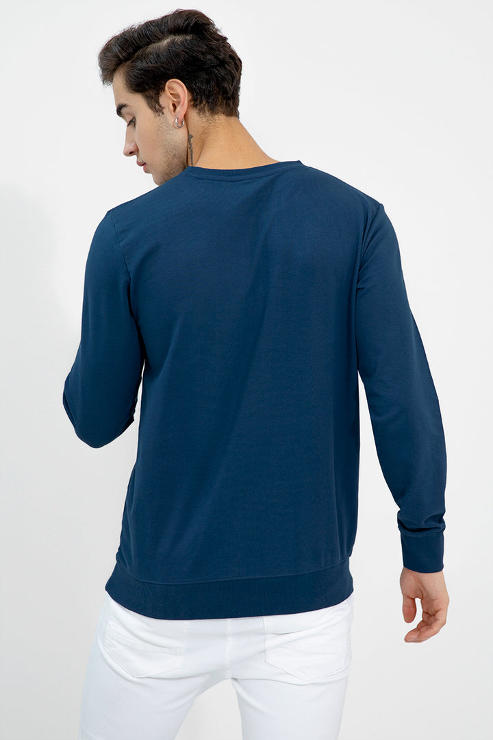 Teal Blue Sweatshirt - SNITCH