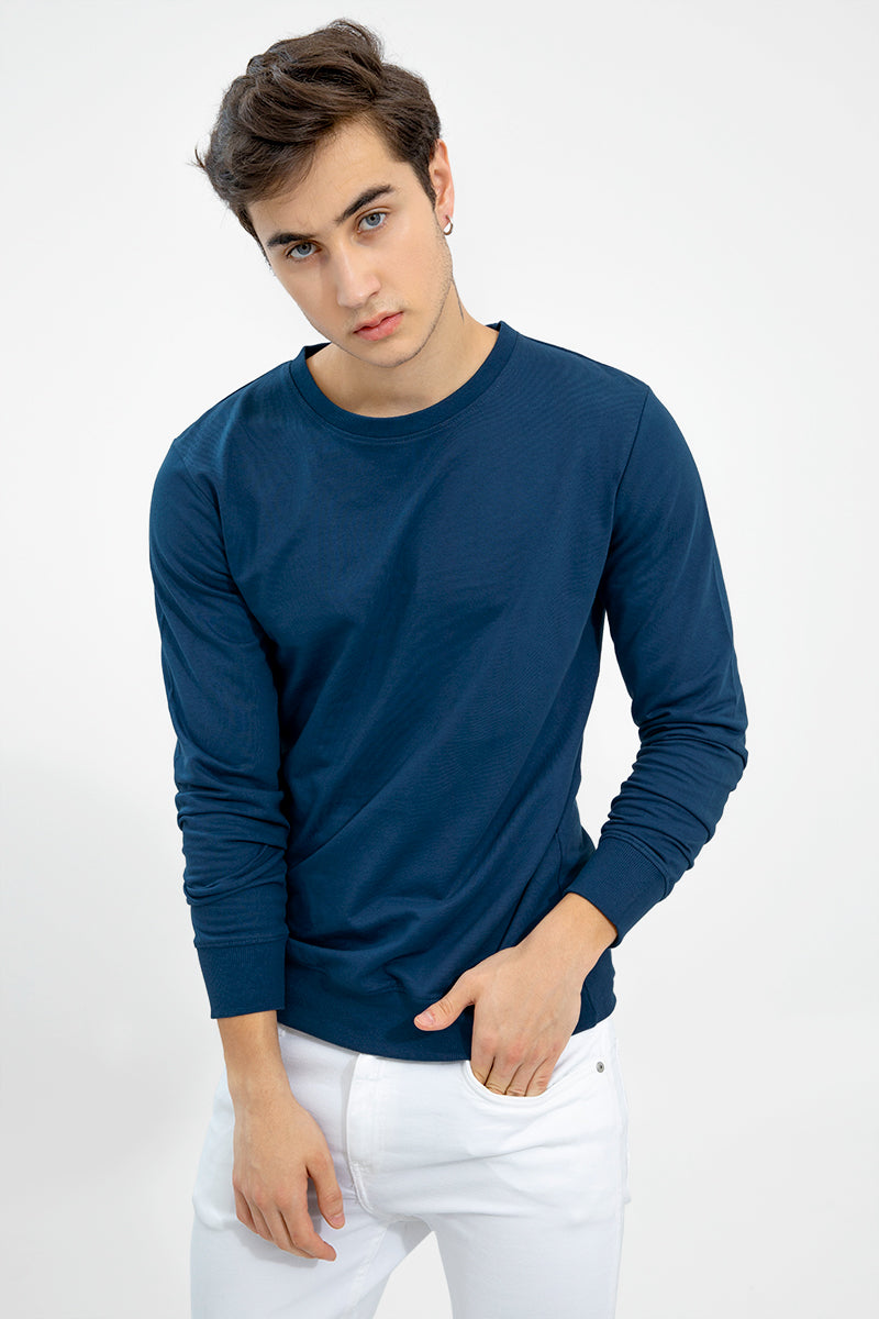 Teal Blue Sweatshirt - SNITCH