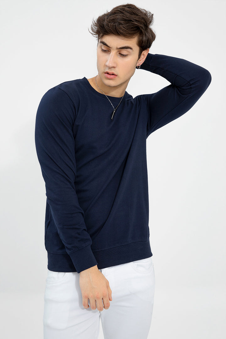 Navy Sweatshirt - SNITCH