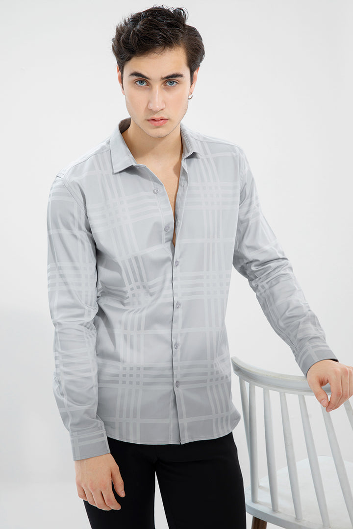 Shimmer Grey Shirt - SNITCH