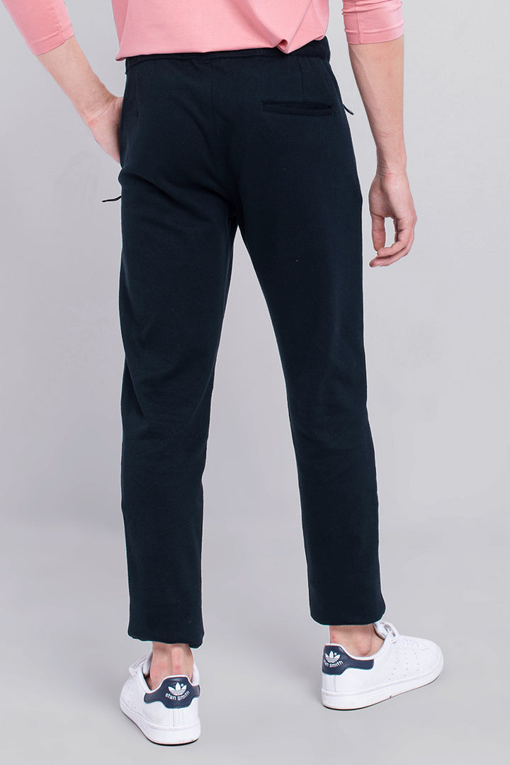 Navy Amour Knitted Pants - SNITCH