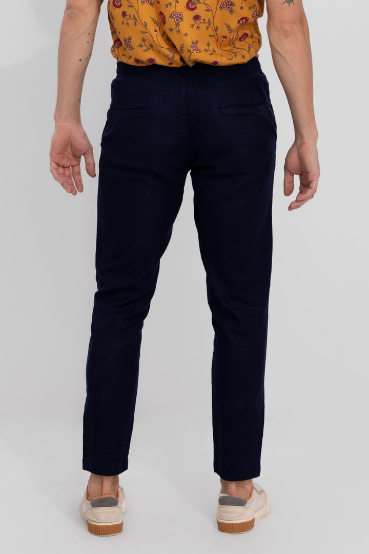 Soothy Navy Linen Pant