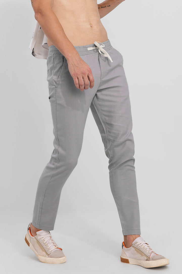 Soothy Grey Linen Pant