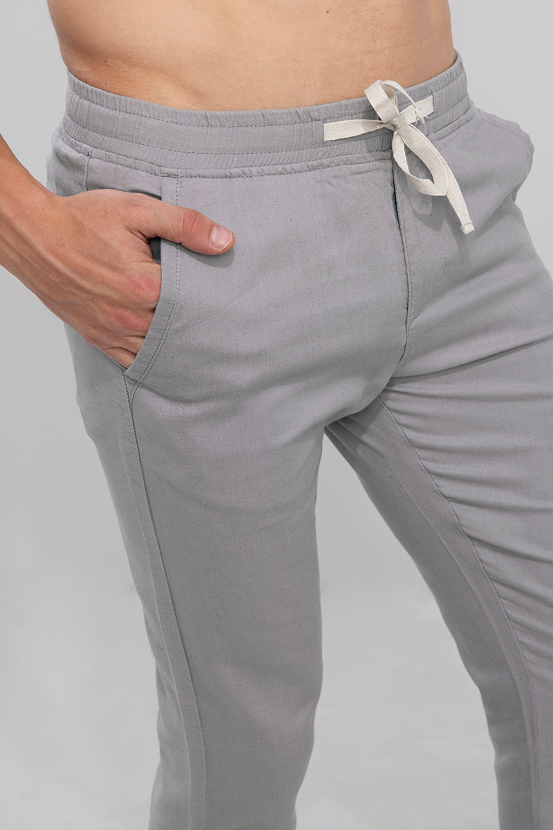 Soothy Grey Linen Pant