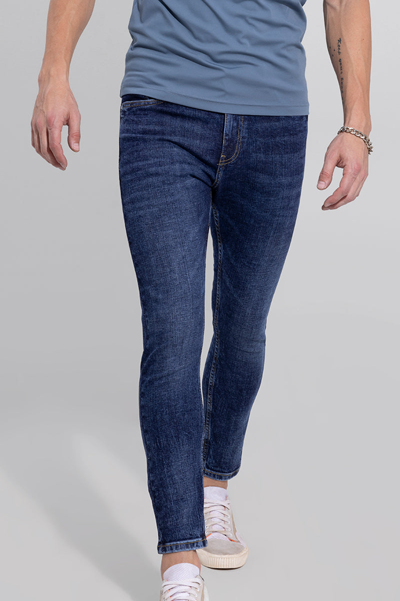 Gaze Blue Shaded Skinny Jeans