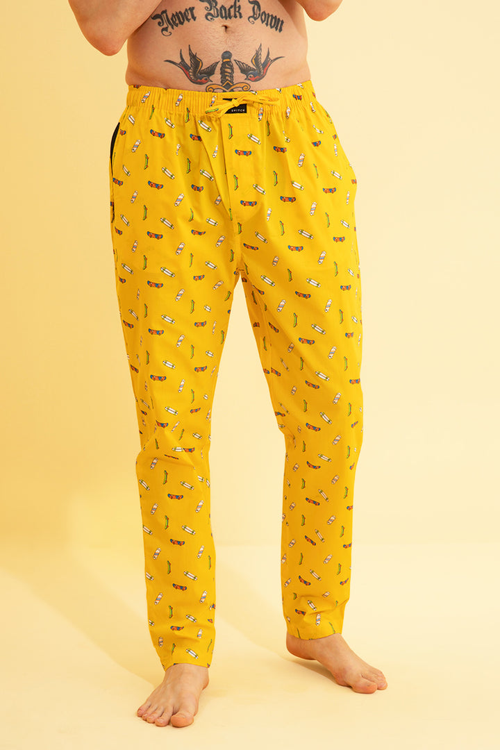 Sk8ter Yellow Pyjama - SNITCH