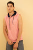 Limber Pink Sleeveless T-Shirt - SNITCH