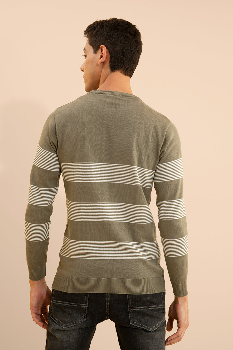 Frisky Olive Sweater - SNITCH