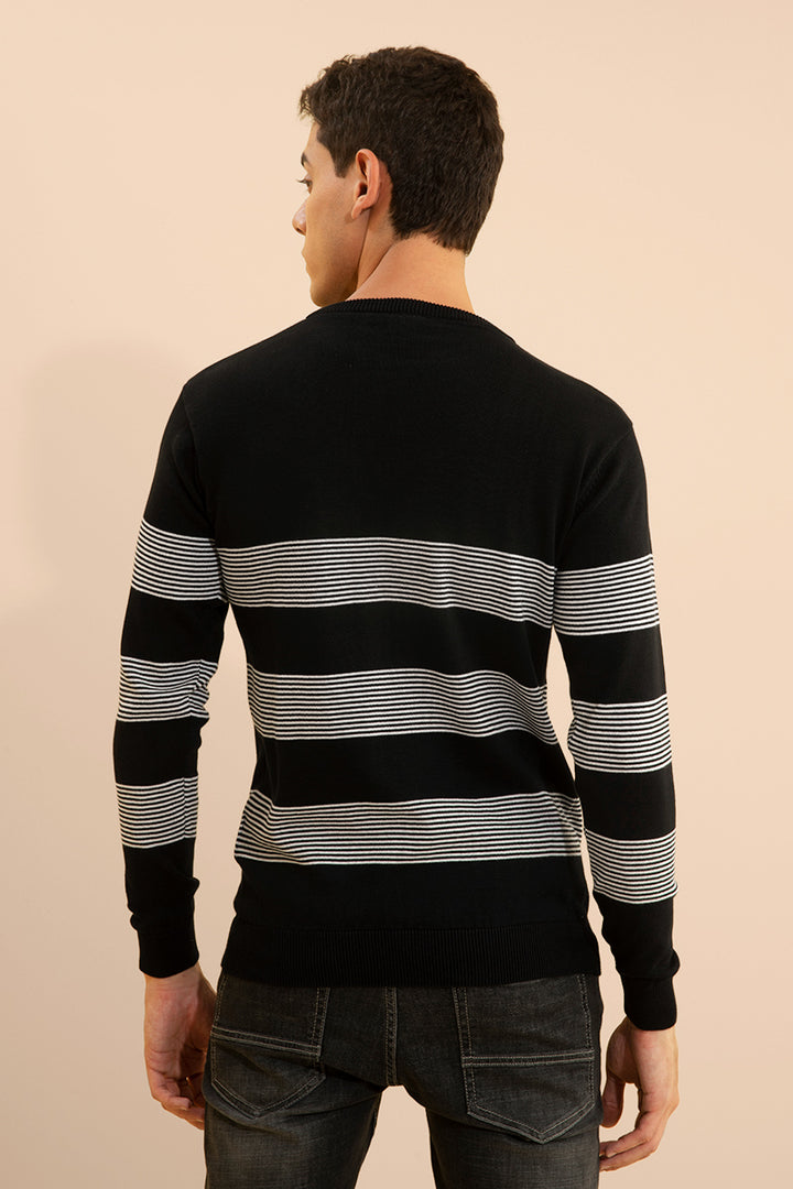 Frisky Black Sweater - SNITCH