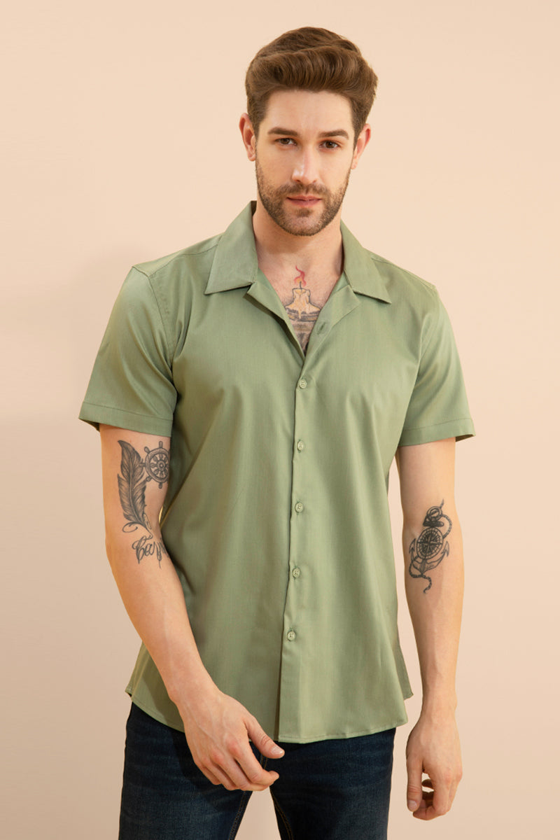 Cuban Green Shirt - SNITCH