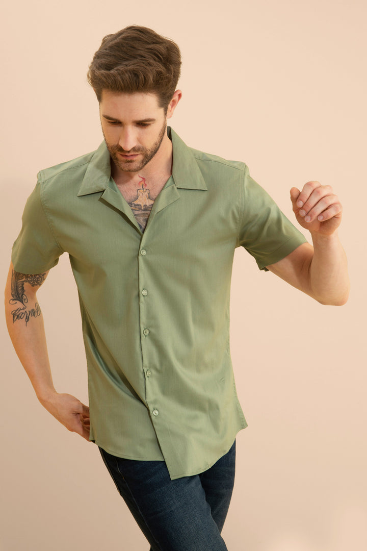 Cuban Green Shirt - SNITCH