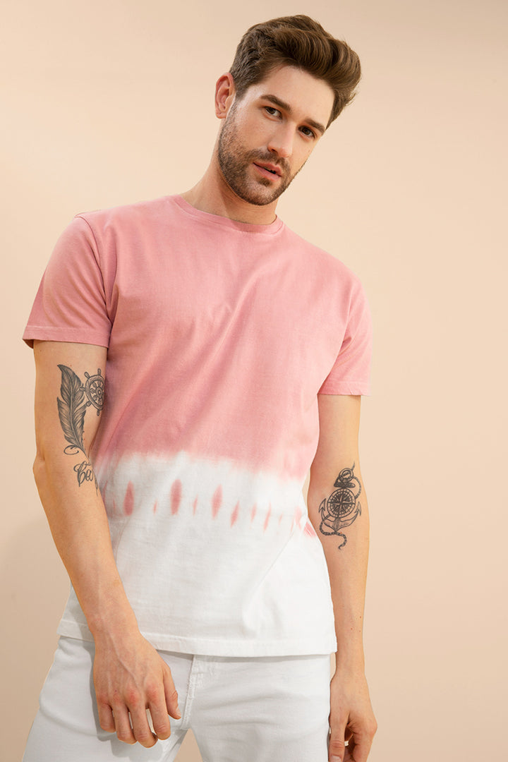 Twin Shade Pink T-Shirt - SNITCH