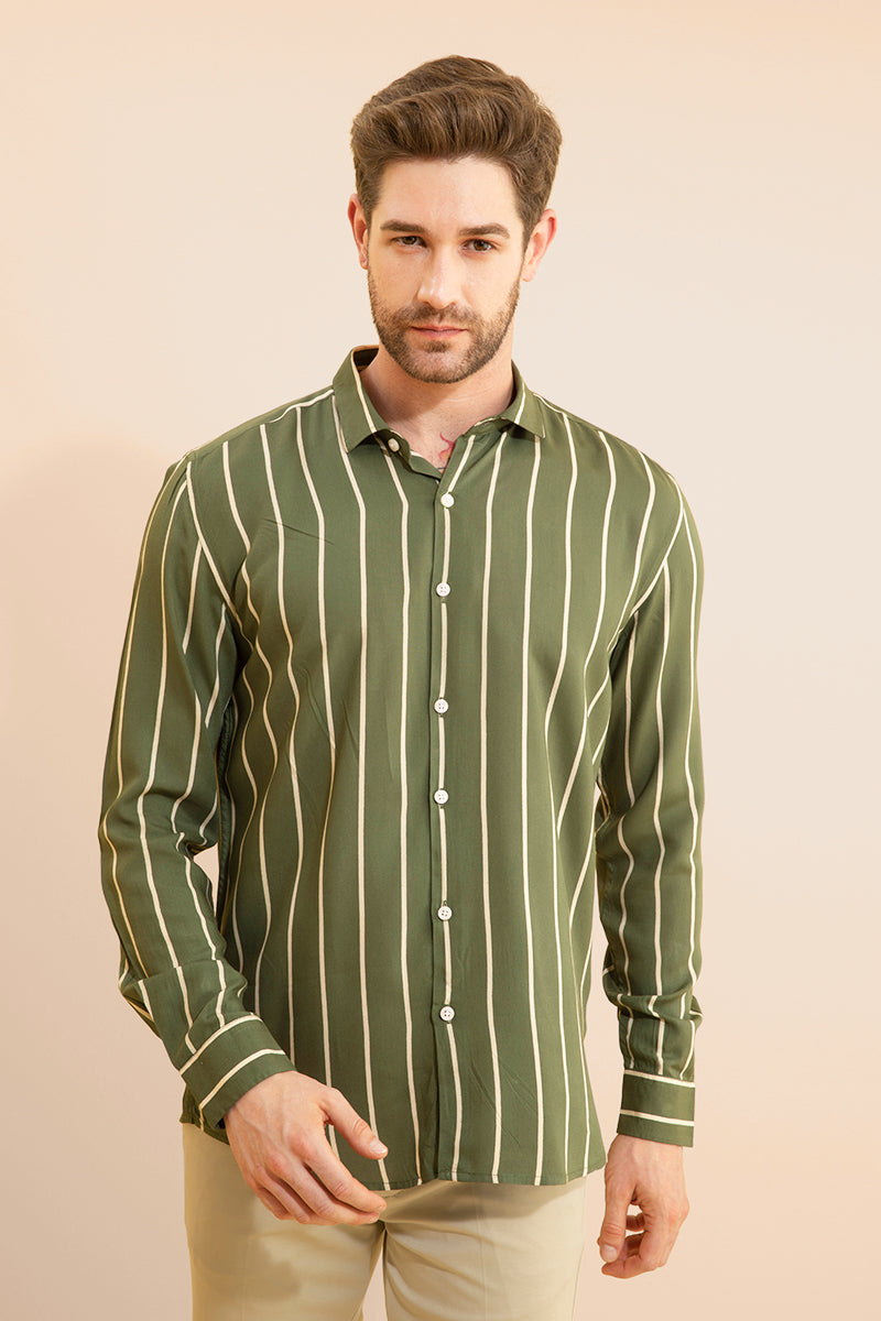 Elation Green Shirt - SNITCH