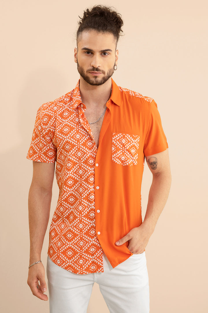 Tribe Orange Shirt - SNITCH