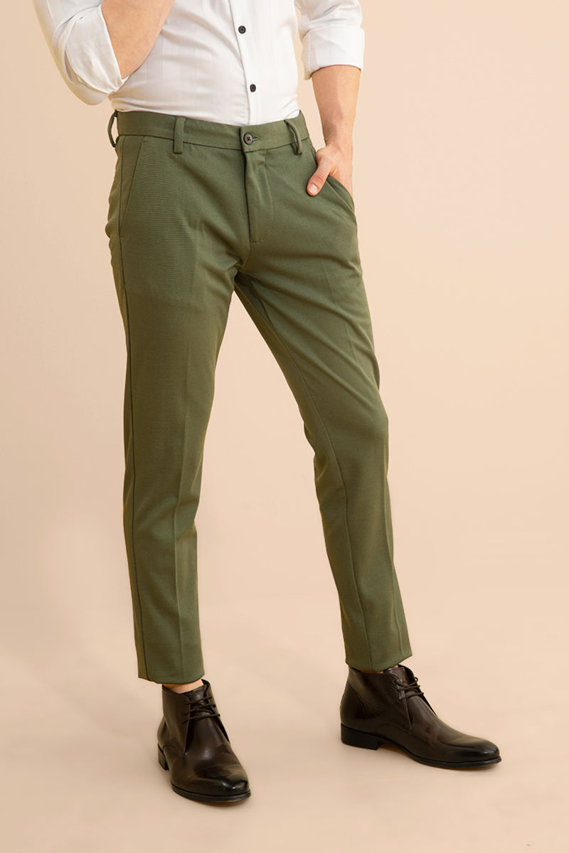 Steady Green Trouser - SNITCH