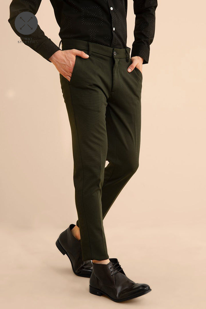 Steady Olive Trouser - SNITCH