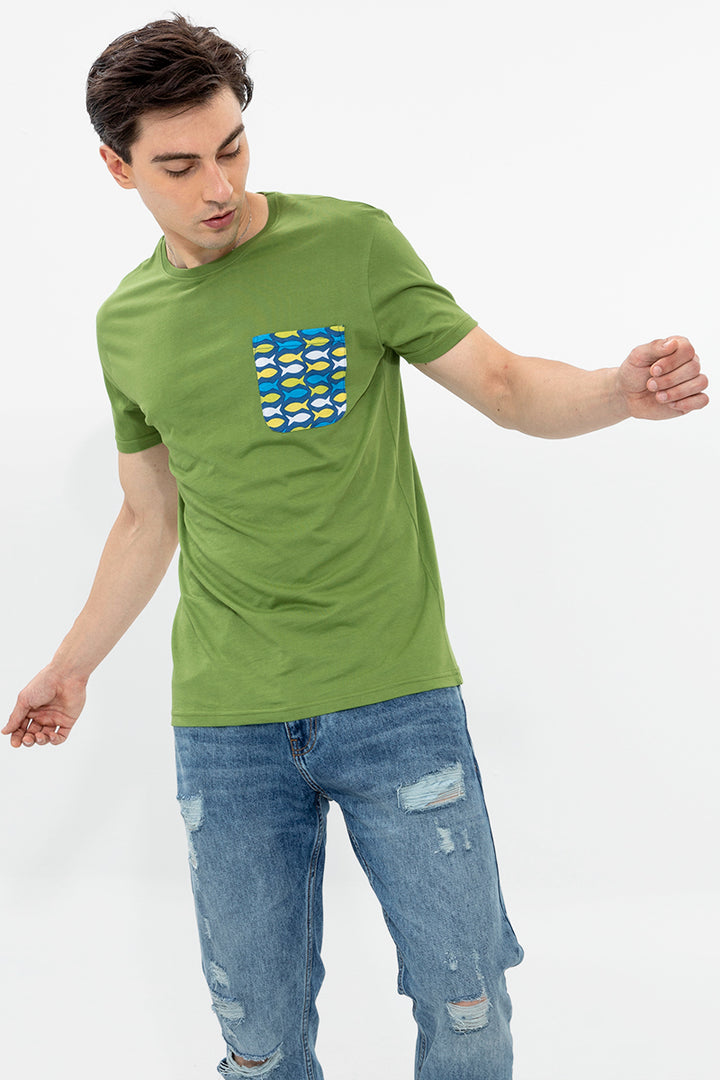 Fishy Green T-Shirt - SNITCH
