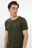 Raw Edge Olive T-Shirt - SNITCH
