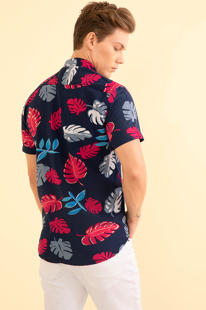 Palmis Navy Shirt - SNITCH