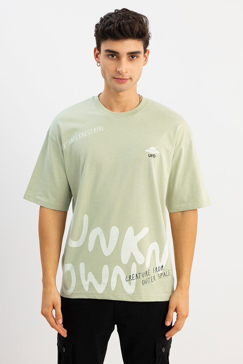 UFO Green Oversized T-Shirt