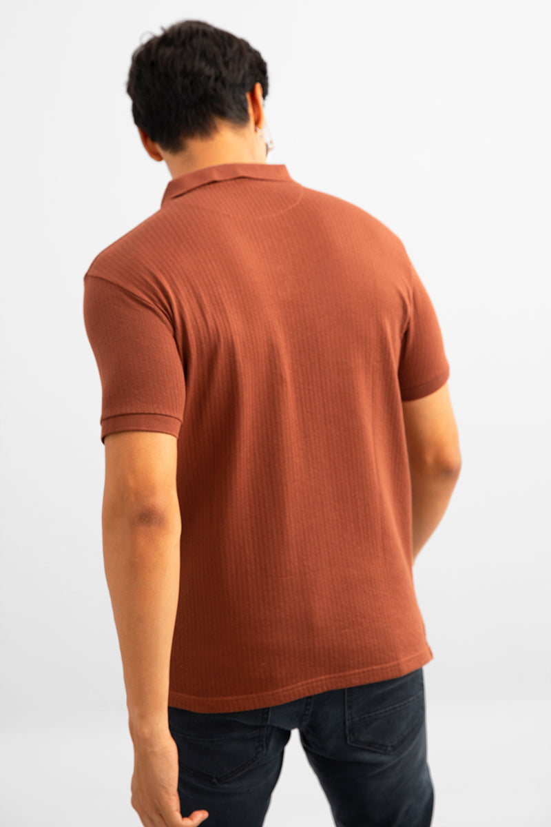 Zest Brown T-Shirt - SNITCH